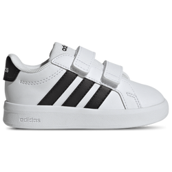 Boys' Toddler - adidas Grand Court 3.0 - Footwear White/Core Black/Footwear White