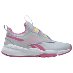 Girls' Grade School - Reebok XT Sprinter Slip - Pure Grey/True Pink/Ftwr White