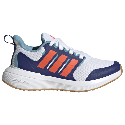 

adidas Boys adidas Fortarun Elastic Lace - Boys' Preschool Shoes Ftwr White/Solar Red/Victory Blue Size 03.0