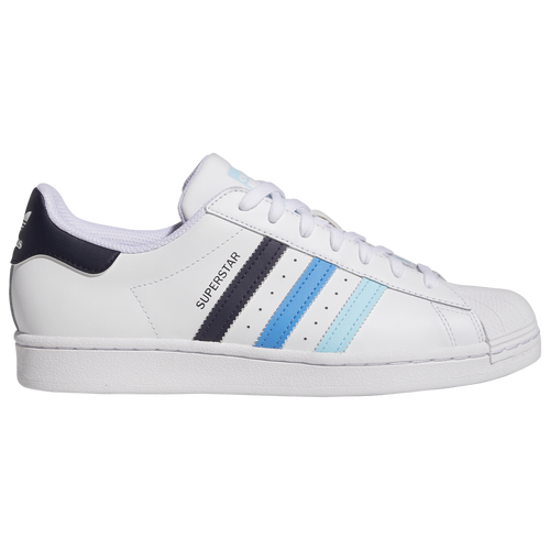 

adidas Originals Mens adidas Originals Superstar Casual Sneakers - Mens Shoes White/Blue Size 09.0