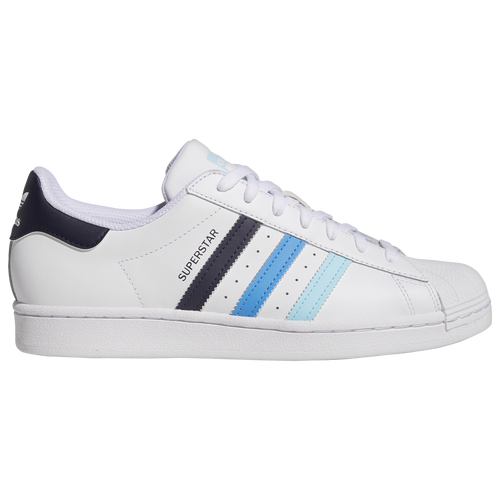 Adidas Originals Mens  Superstar Casual Sneakers In White/blue