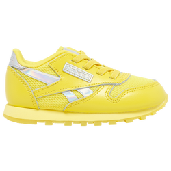 Girls' Toddler - Reebok Classic Leather - Yellow/Silver