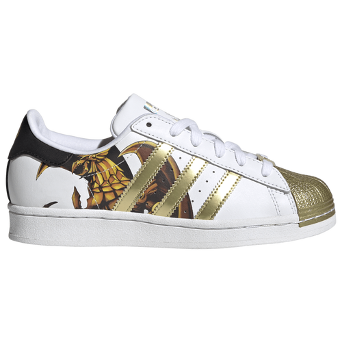 

adidas Originals adidas Originals Superstar Yu-Gi-Oh - Boys' Grade School White/Metallic Gold/Core Black Size 04.0