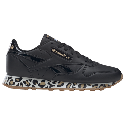 

Reebok Classic Leather - Girls' Grade School Black/White Size 7.0