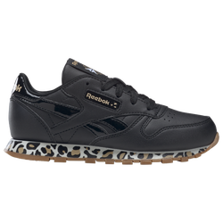 Girls' Toddler - Reebok Classic Leather - Black/White