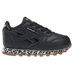 Girls' Preschool - Reebok Classic Leather - Black/White