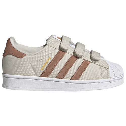 

adidas Originals Boys adidas Originals Superstar - Boys' Preschool Basketball Shoes Alumina/Clay Strata/Almost Yellow Size 01.0