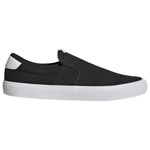 

adidas Mens adidas Vulc Raid3r Slip-on - Mens Skate Shoes Core Black/Core Black/Ftwr White Size 9.5