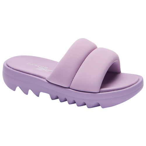 Reebok Womens  Cardi Slides In Purple