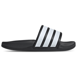 Men's - adidas adilette Comfort 2.0 Slides - Core Black/Footwear White/Carbon