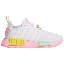 Girls' Preschool - adidas Originals NMD R1 - White/Pink/Multi