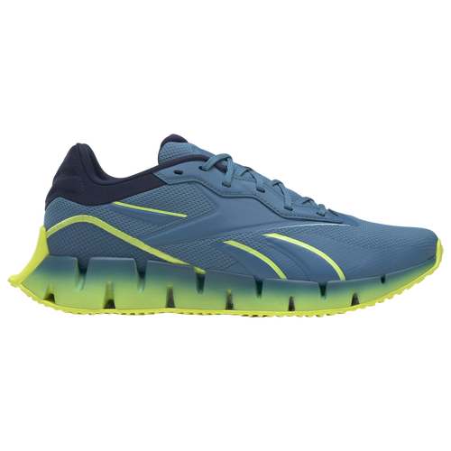 

Reebok Mens Reebok Zig Dynamica 4 - Mens Running Shoes Steely Blue/Solar Acid Yellow/Vector Navy Size 10.5