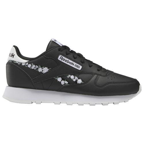 

Reebok Classic Leather - Girls' Grade School Core Black/Core Black/Ftwr White Size 5.0