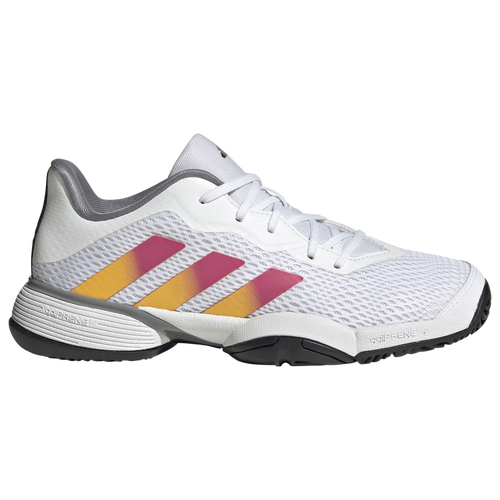 

Boys adidas adidas Barricade - Boys' Grade School Running Shoe Lucid Fuchsia/Ftwr White/Solar Gold Size 05.5