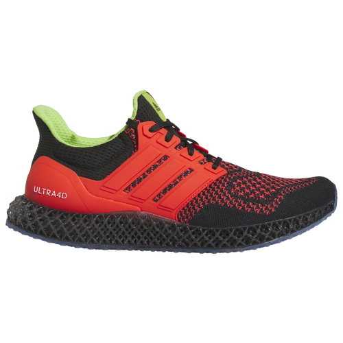 

adidas Mens adidas Ultra 4D - Mens Shoes Core Black/Semi Solar Green/Bright Red Size 10.5