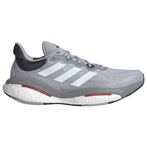 

adidas Mens adidas Solar Glide 6 - Mens Running Shoes Halo Silver/White/Scarlet Size 12.5