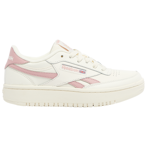 

Reebok Club C Double - Girls' Grade School White/Pink Size 5.5
