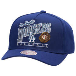 Adult - Mitchell & Ness Dodgers Baseline Pro Pinch Cap - Blue