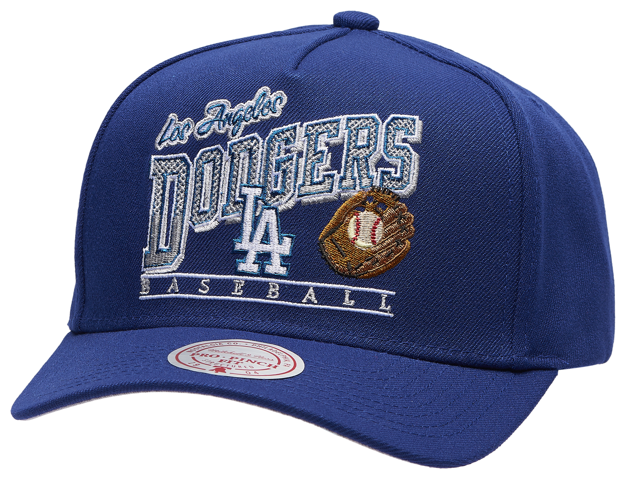 Mitchell & Ness Dodgers Baseline Pro Pinch Cap - Adult