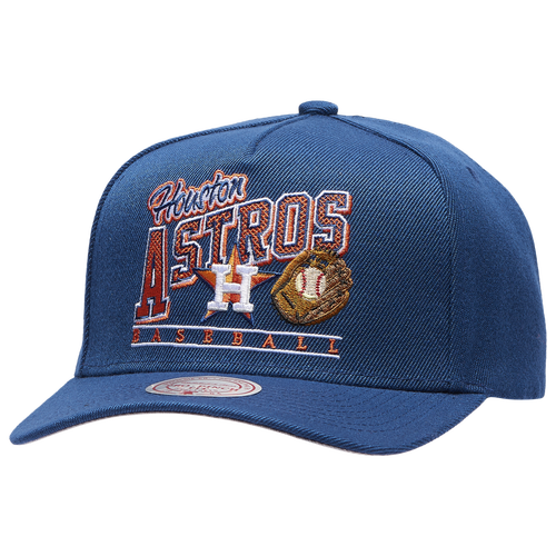 Mitchell & Ness Houston Astros  Astros Baseline Pro Pinch Cap In Blue