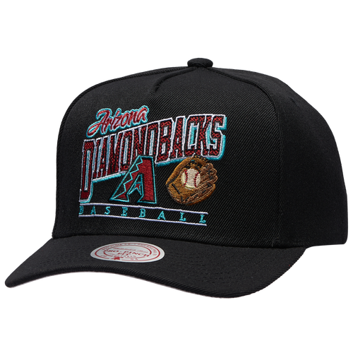 Mitchell & Ness Arizona Diamondbacks  Diamondbacks Baseline Pro Pinch Cap In Black