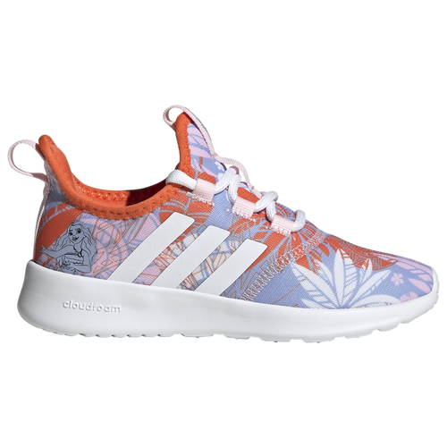 

adidas Girls adidas Cloudfoam Pure Lifestyle Slip-On - Girls' Preschool Shoes Clear Pink/Ftwr White/Semi Impact Orange Size 01.0