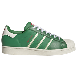 Men's - adidas Originals Superstar Casual Sneakers - White/Beige/Red