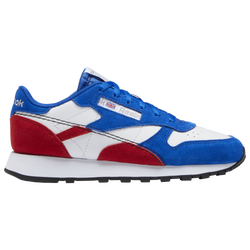 Boys' Grade School - Reebok Classic Leather Shift - White/Vector Blue/Red