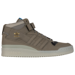 Men's - adidas Originals Forum Mid - Grey/Brown