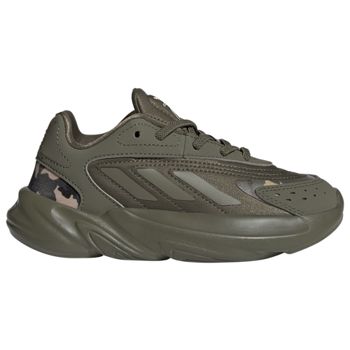

adidas Originals Boys adidas Originals Ozelia Casual Sneakers - Boys' Preschool Running Shoes Olive Strata/Olive Strata/Alumina Size 11.0
