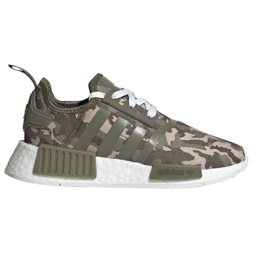 Adidas Originals Kids' Boys  Nmd R1 Casual Shoes In Olive/white