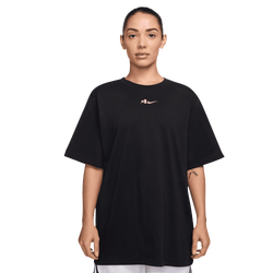 Women's - Nike Aja Signature Short Sleeve T-Shirt - Black/Laser Pink