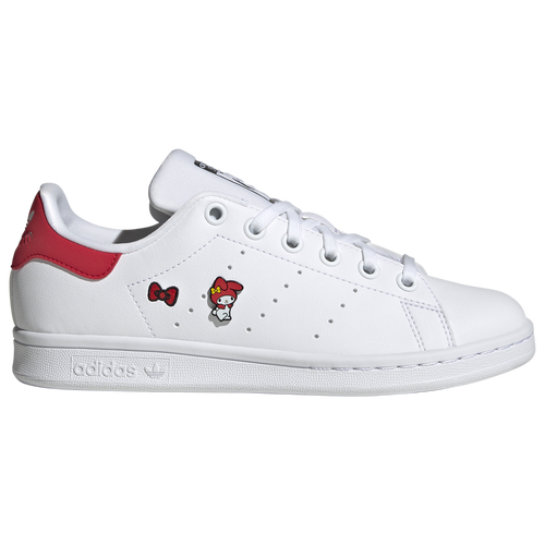 

adidas Originals Girls adidas Originals HELLO KITTY STAN SMITH - Girls' Grade School Shoes White/Red Size 07.0