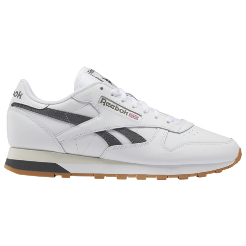 

Reebok Mens Reebok Classic Leather - Mens Running Shoes Ftwr White/Pure Grey/Vintage Chalk Size 7.5