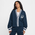 Nike NSW Phoenix Fleece Heritage Cardigan - Women's Navy/Grey