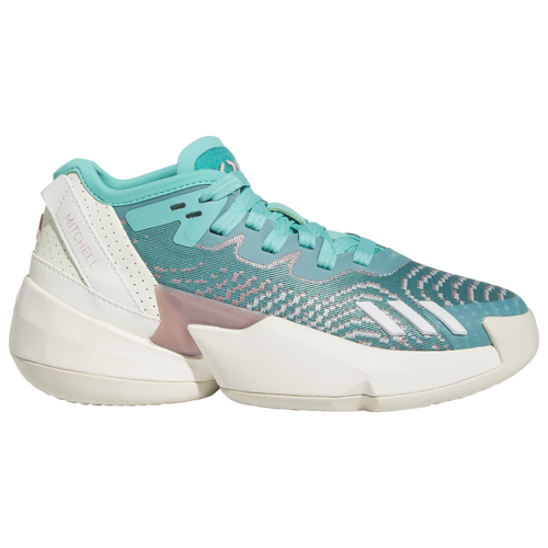 

Boys adidas D.O.N. Issue #4 Basketball Shoes - Boys' Grade School Teal/Taupe Size 07.0