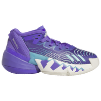 Boys' Grade School - adidas D.O.N. Issue #4 Basketball Shoes - Purple/White/Blue