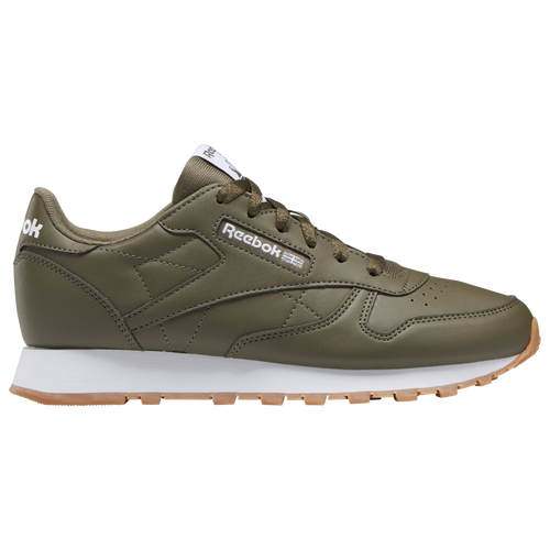 Reebok Kids' Boys  Classic Leather In Army Green/army Green