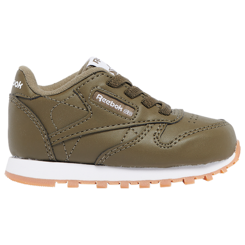 Reebok Kids' Boys  Classic Leather In Army Green/army Green