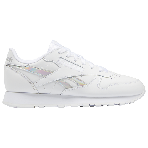 

Reebok Girls Reebok Classic Leather - Girls' Grade School Shoes White Size 06.0