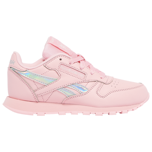 

Girls Preschool Reebok Reebok Classic Leather - Girls' Preschool Shoe Pink Size 03.0
