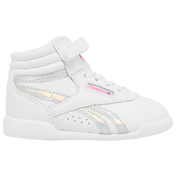 Girls' Infant - Reebok Freestyle Hi - White