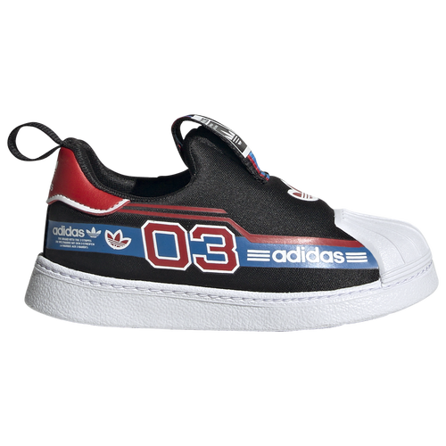 

adidas Originals Boys adidas Originals Superstar 360 - Boys' Toddler Shoes Core Black/Vivid Red/Ftwr White Size 04.0