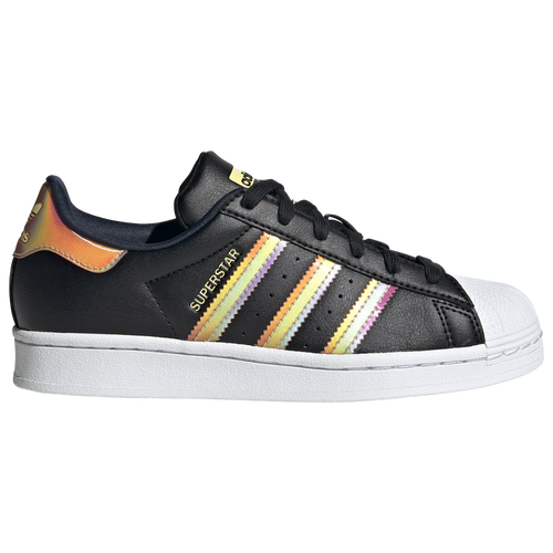 

adidas Originals Boys adidas Originals Superstar - Boys' Grade School Basketball Shoes Core Black/Core Black/Almost Yellow Size 05.0