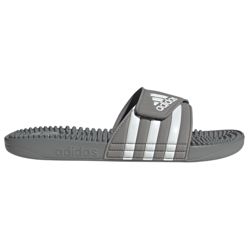 

adidas Mens adidas Adissage Slides - Mens Shoes Grey/Ftwr White/Grey Size 12.0