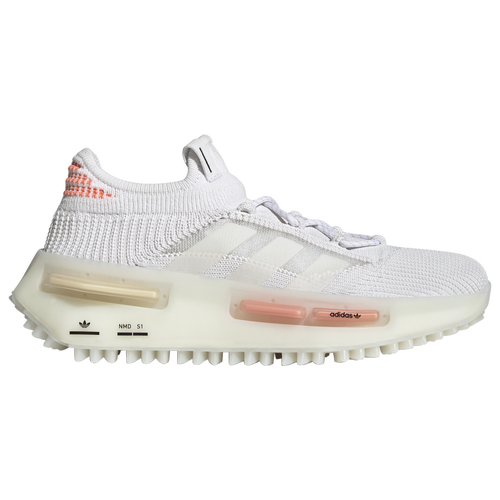 Nmd white with on sale pink