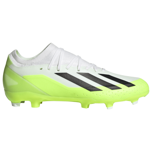 

adidas Mens adidas X Crazyfast.3 FG - Mens Soccer Shoes Lucid Lemon/Ftwr White/Core Black Size 9.0