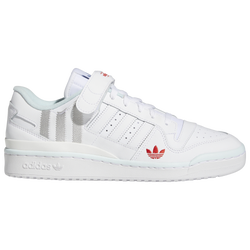 Men's - adidas Originals Forum Low - Cloud White/Cloud White/Almost Blue