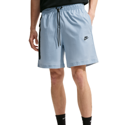 Men's - Nike Tech Woven Shorts - Light Armory Blue/Black