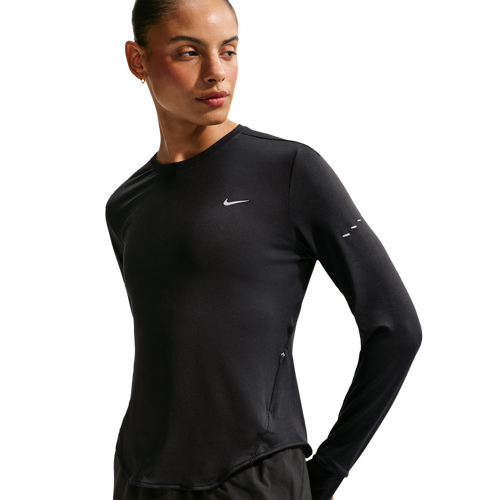  - Nike Swift Dri-FIT UV Long Sleeve Crew - Black/Reflective Silver